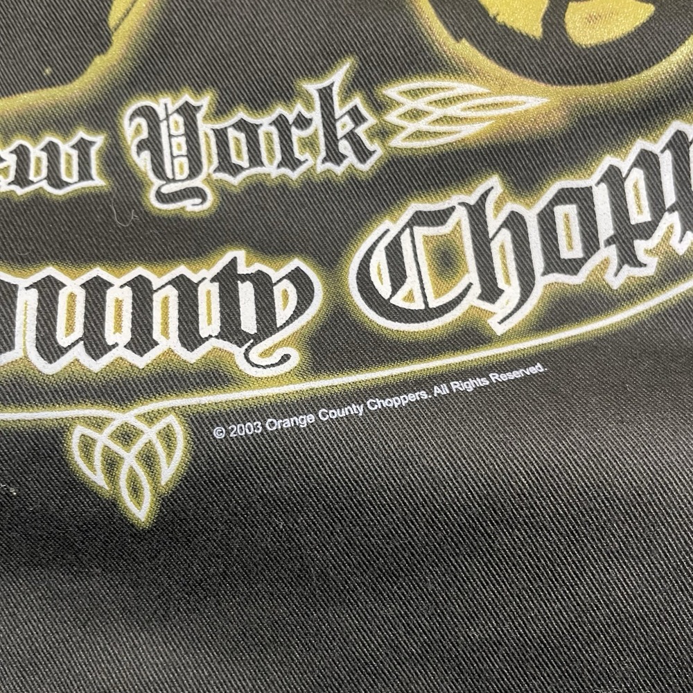 VTG Orange County Choppers 2XL Button‎ Up Short Sleeve Y2K Biker Shirt OCC - Picture 3 of 6
